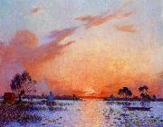 unknow artist Sunset in Briere II oil painting picture wholesale